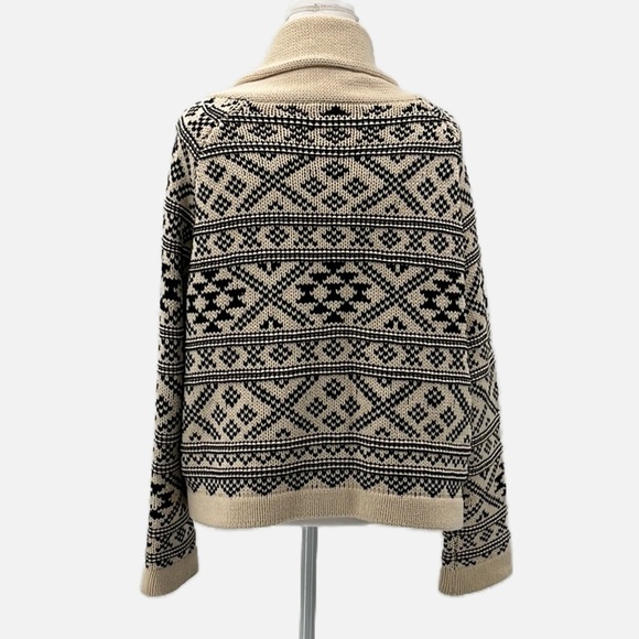 The Great. Lodge Fair Isle Open Front Cardigan - Size 1 (Small) - Picture 7 of 11